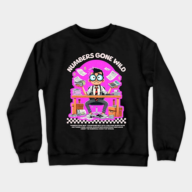 Funny Accountant Crewneck Sweatshirt by Create Magnus